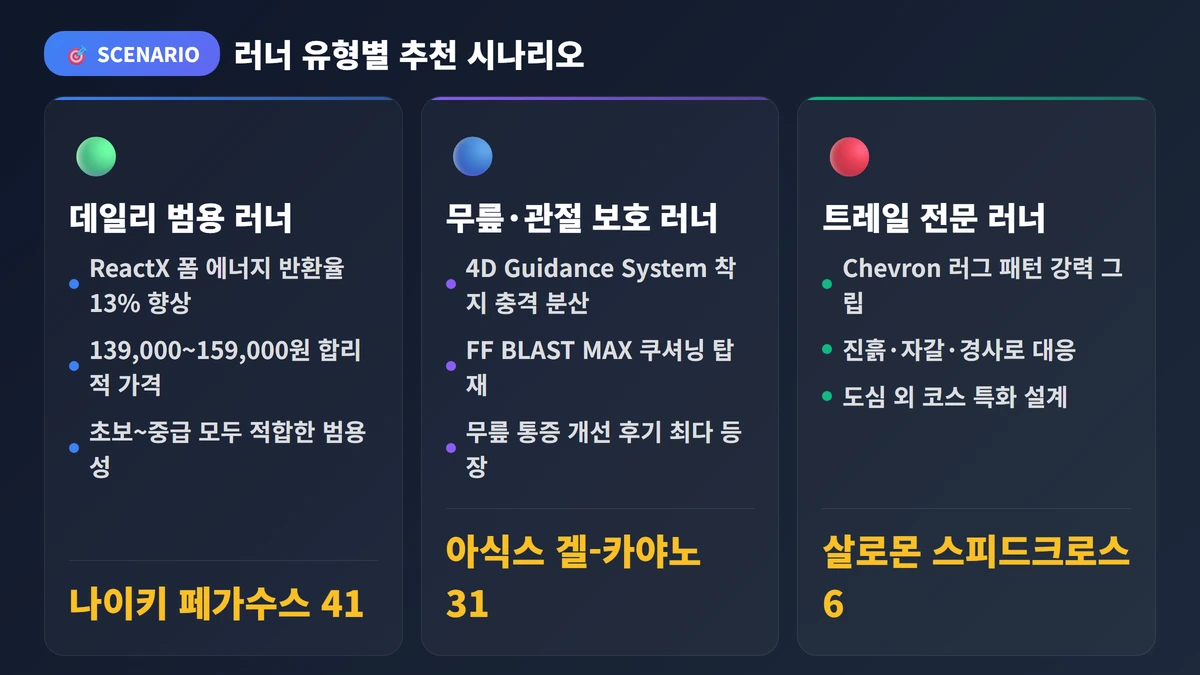 타입별 러닝화 선택 시나리오