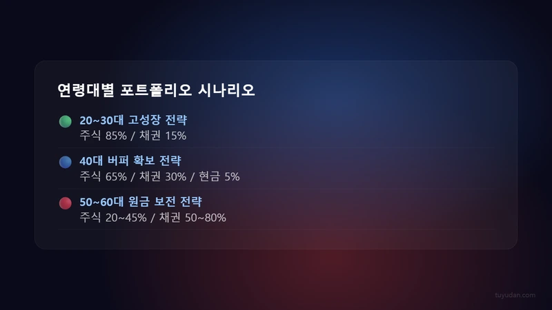 ️ 자산 배분의 생애주기 모델: 나이별 포트폴리오 비율 설계법 3 개인 변수별 주식 비율 조정