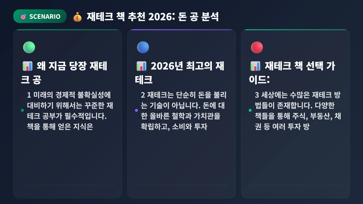 재테크 책 추천 2026: 돈 공부 시작할 때 읽어야 할 책 TOP 10 3 💰 재테크 책 추천 2026: 돈 공부 시작할 때 읽어야 할 책 TOP 10 📚 분석