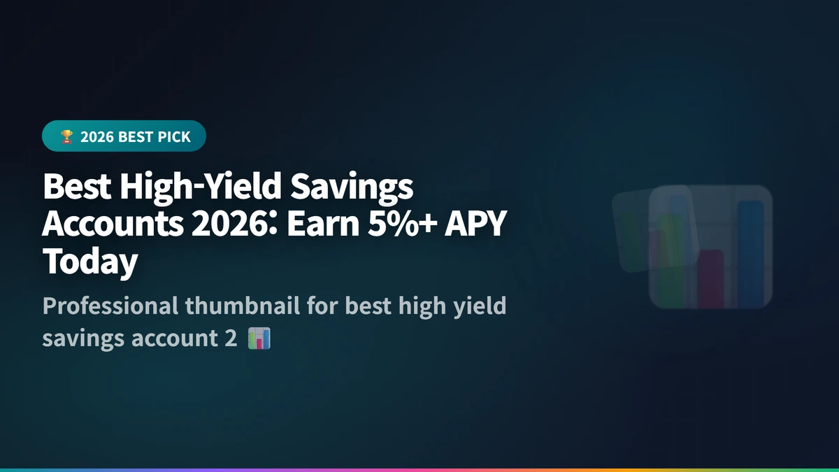 best high yield savings account 2026 guide 2026