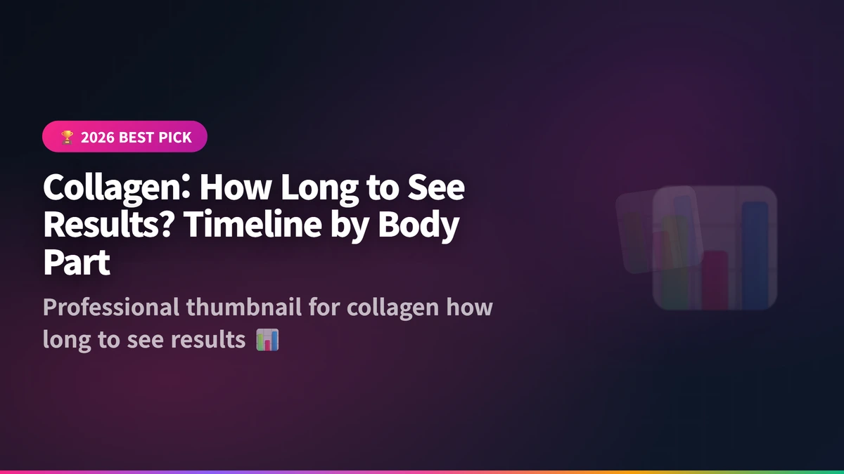 collagen how long to see results guide 2026