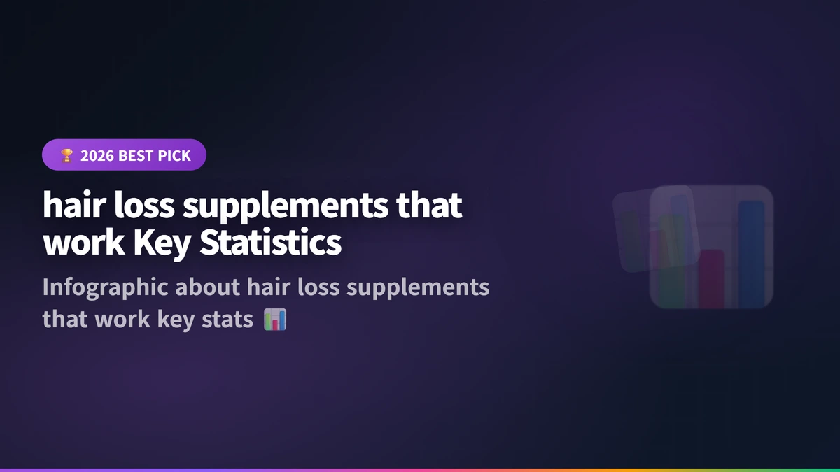 hair loss supplements that work infographic 2026