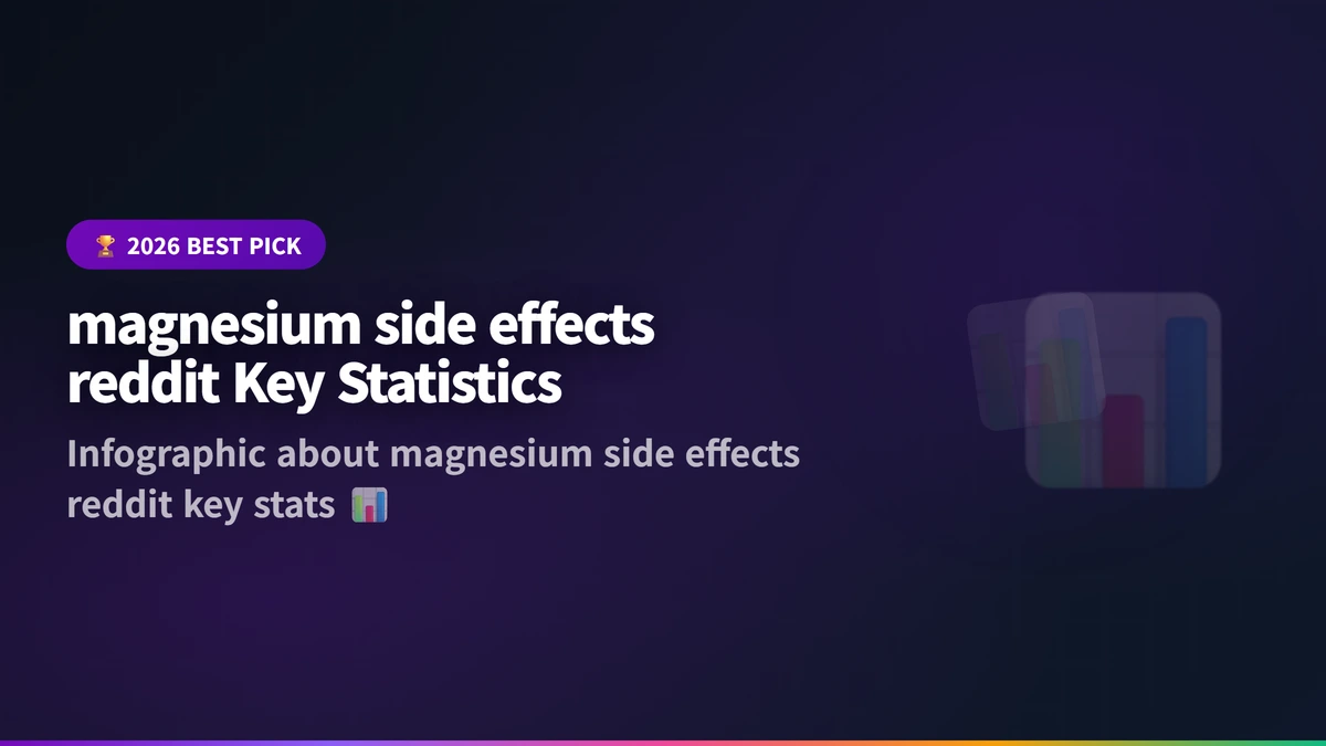 magnesium side effects reddit infographic 2026
