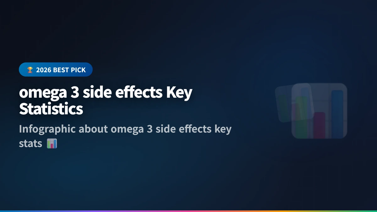 omega 3 side effects infographic 2026
