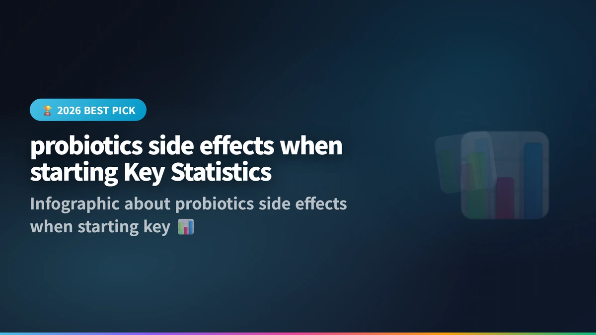 probiotics side effects when starting infographic 2026
