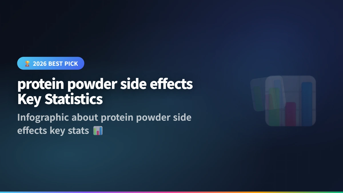 protein powder side effects infographic 2026