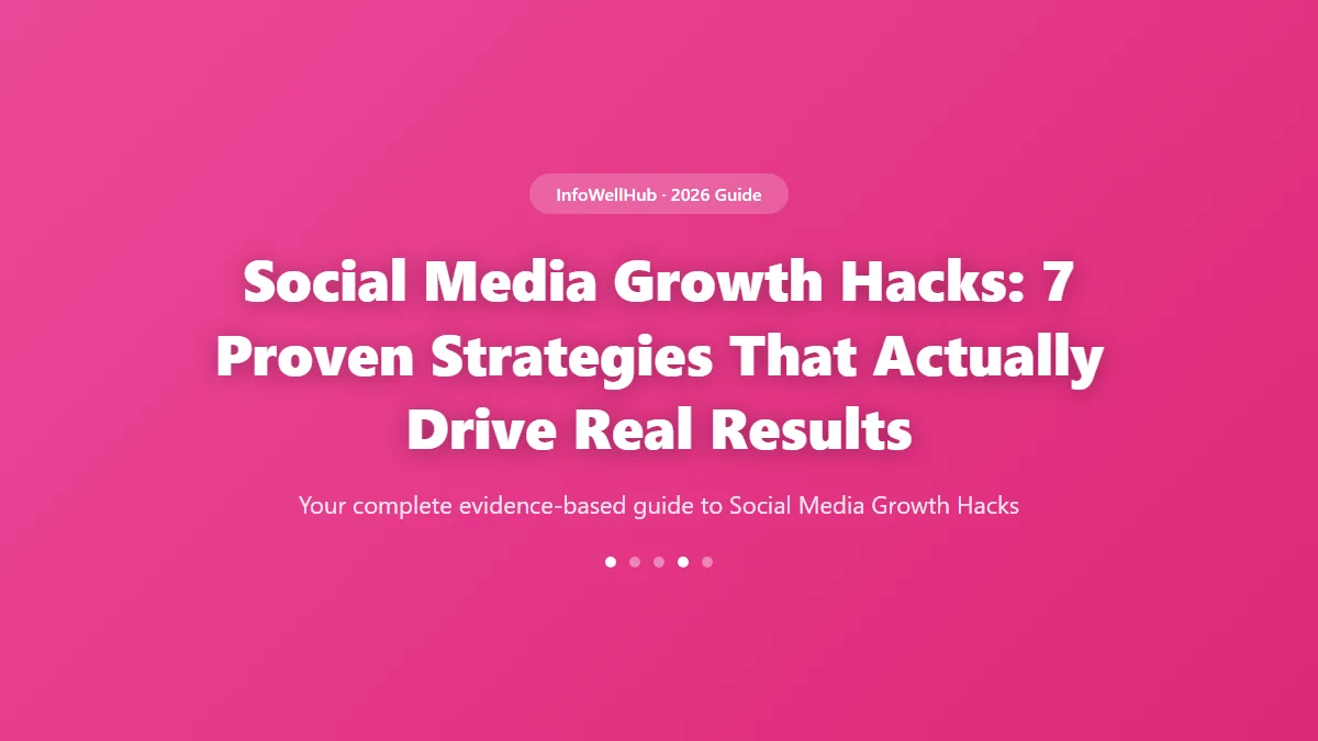 Social Media Growth Hacks guide 2026