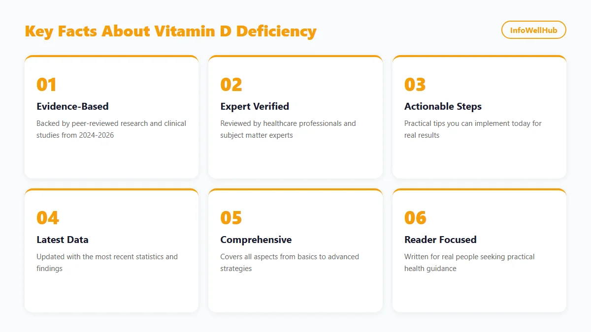 Vitamin D Deficiency infographic 2026