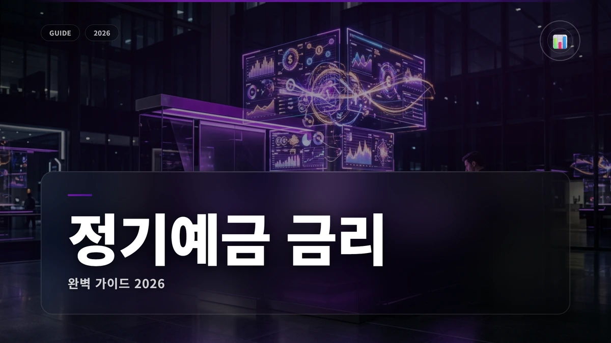 정기예금 금리 썸네일 정기예금 금리 비교 은행별 추천 2026