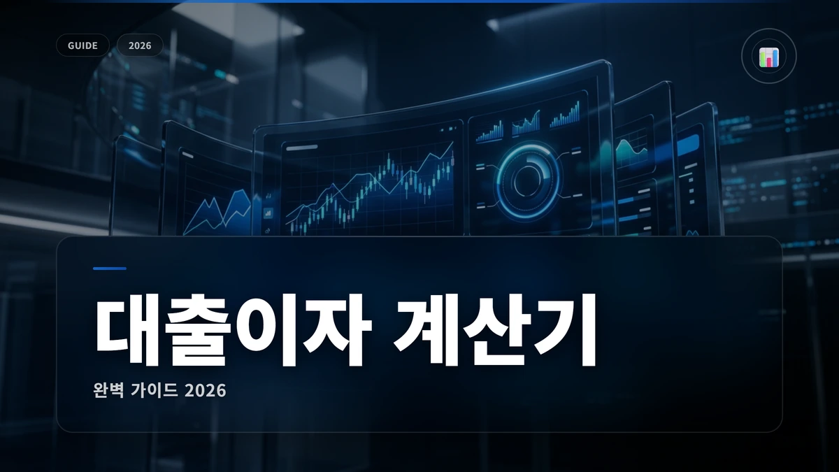 대출이자 계산기 2026: 원리금균등·원금균등 한눈에 비교 1 대출이자 계산기 썸네일