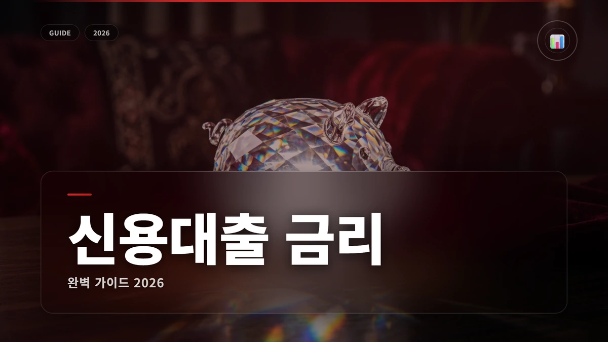 신용대출 금리 썸네일 신용대출 금리 비교 2026