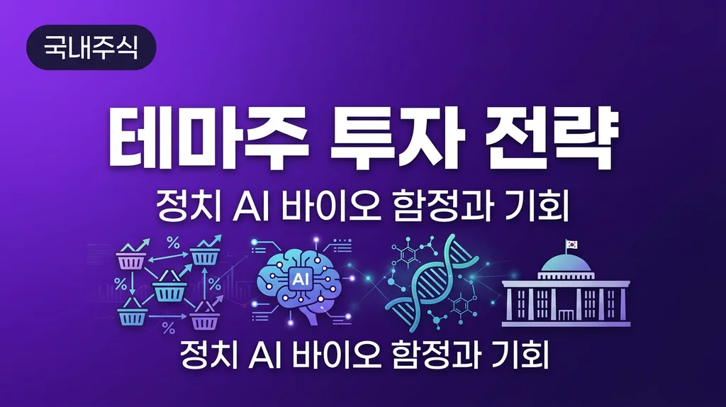 테마주 투자의 함정과 기회 정치 AI 바이오