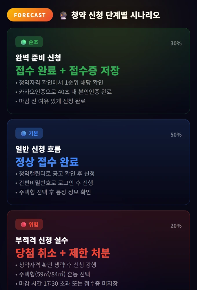 청약홈 사용법 2026: 회원가입부터 청약 신청까지 3 청약 신청 단계별 시나리오 청약홈 사용법 2026