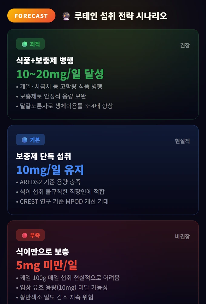 ️ Lutein Benefits Eye Health 2026 3 루테인 섭취 전략 시나리오 ️ Lutein Benefits Ey